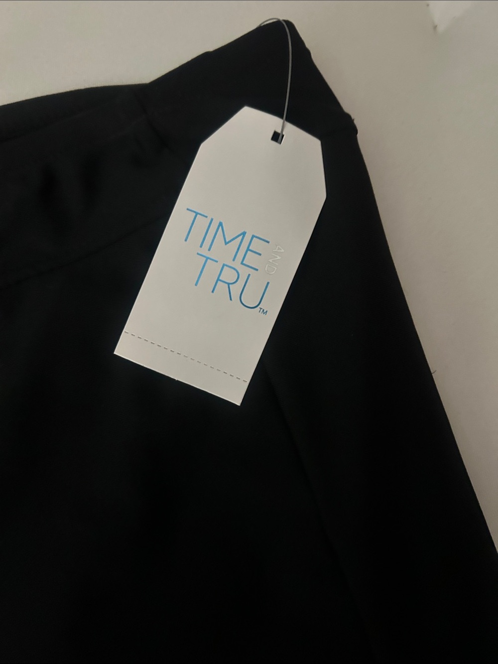 Time and Tru Black Women's Bike/Swim Shorts - Picture 2 of 2